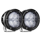Rigid Industries 360-Series 4in LED Off-Road Drive Beam - RGBW (Pair) for offroad lighting and electrical.