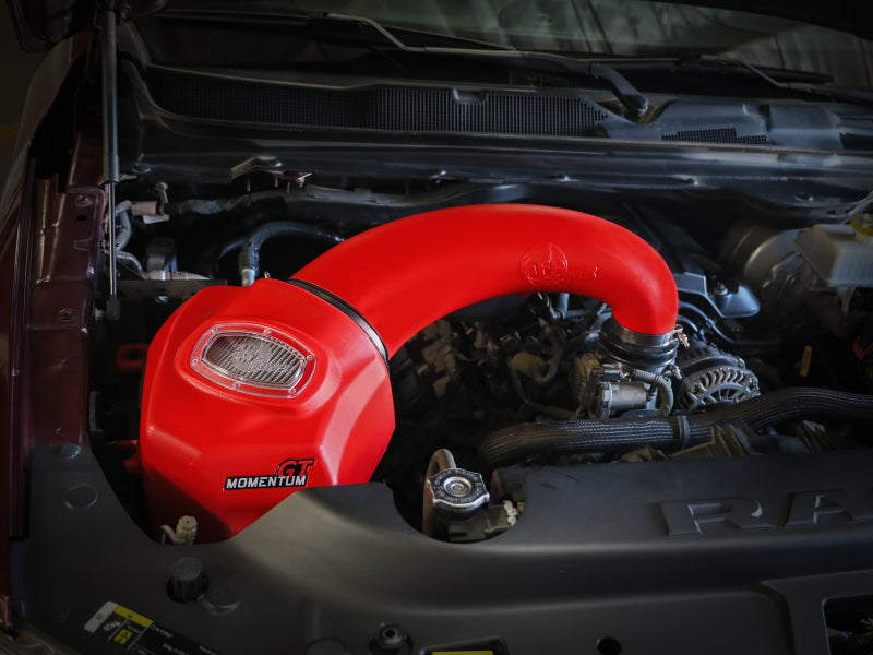 aFe Momentum GT Pro DRY S Intake System Red Edition 19-23 Dodge RAM 1500 V8-5.7L HEMI Secondary image