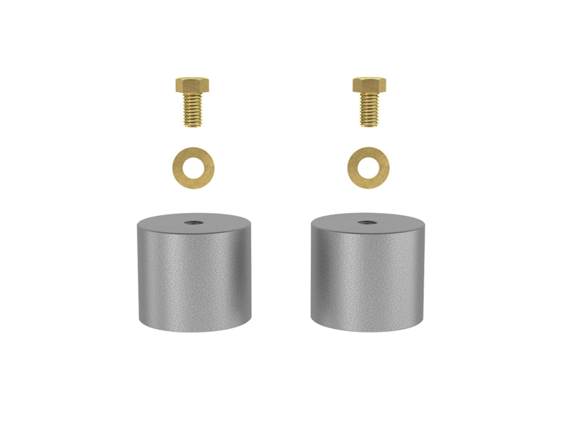 ICON 05-23 Ford F-250/F-350 Super Duty 2in Rear Bump Stop Spacer Kit components