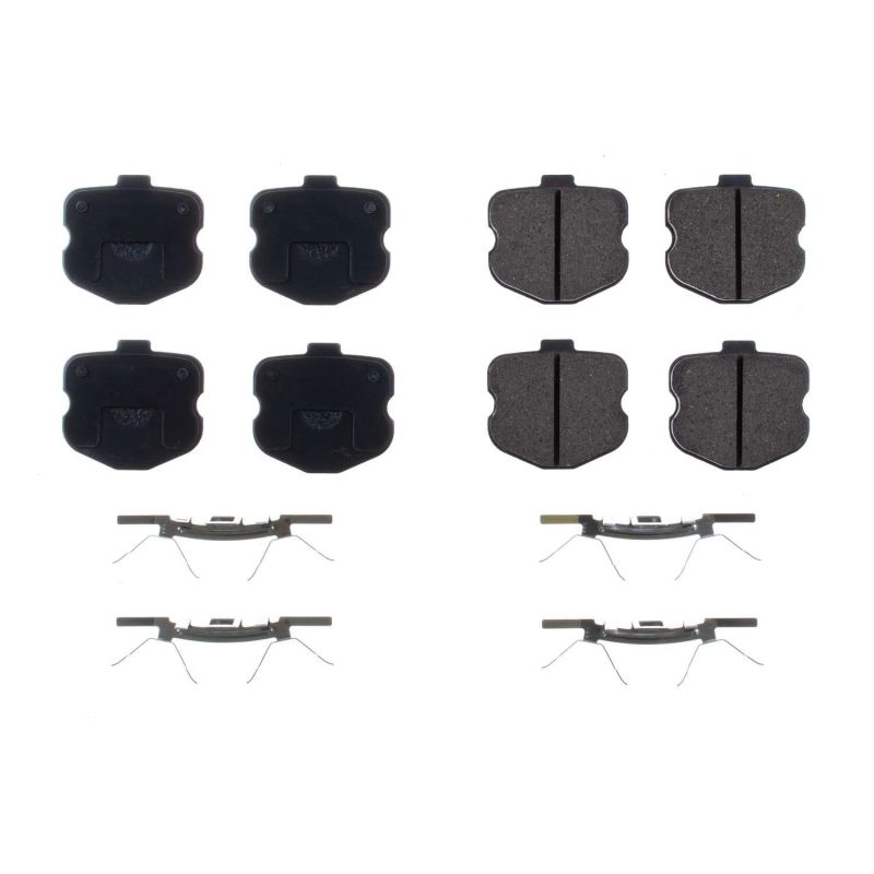 Power Stop 06-13 Chevrolet Corvette Rear Z17 Evolution Ceramic Brake Pads w/Hardware Secondary image