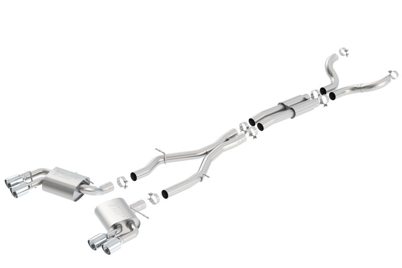Borla 16-17 Camaro SS 6.2L Dual Tip Dual Split Rear Exit Dual Mode Catback Exhaust (NPP) Secondary image