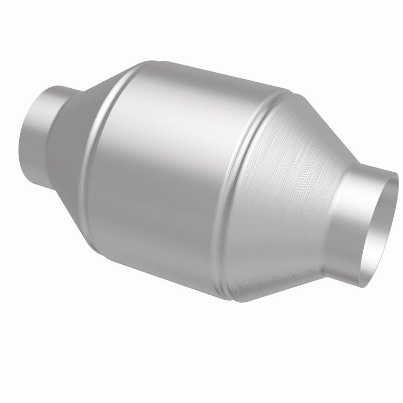 MagnaFlow Conv Univ 2.5in Inlet/Outlet Center/Center Round 3in Body L x 5in W x 8.75in Overall L catalytic converter