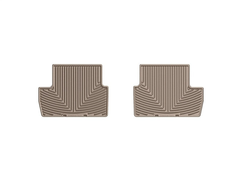 WeatherTech 07-12 Nissan Sentra Rear Rubber Mats - Tan Secondary image