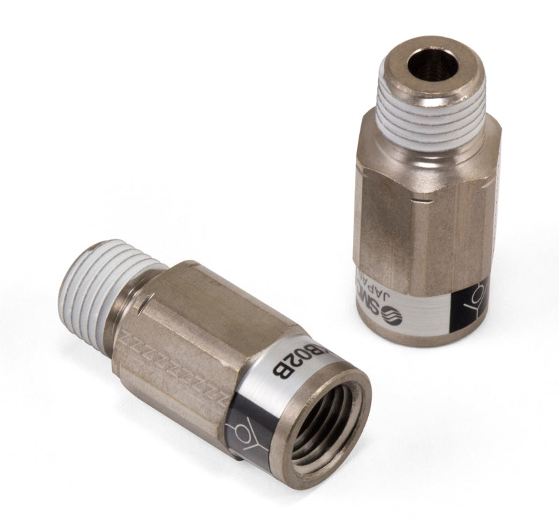Air Lift Check Valve 1/4in FNPT x 1/4in MNPT - SMC - AKB02B-N02S for offroad suspension lift kits and performance upgrades