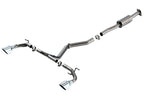 Borla 22-23 Subaru BRZ/Toyota GR86 2.4L RWD AT/MT ATAK Catback Exhaust - Polished Tips on display