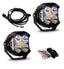 Baja Designs LP4 Pro Driving/Combo LED - Clear (Pair) with wiring kit.