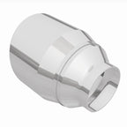 MagnaFlow Tip Stainless Double Wall Round Single Outlet Polished 4.5in DIA 2.5in Inlet 5.75in Length