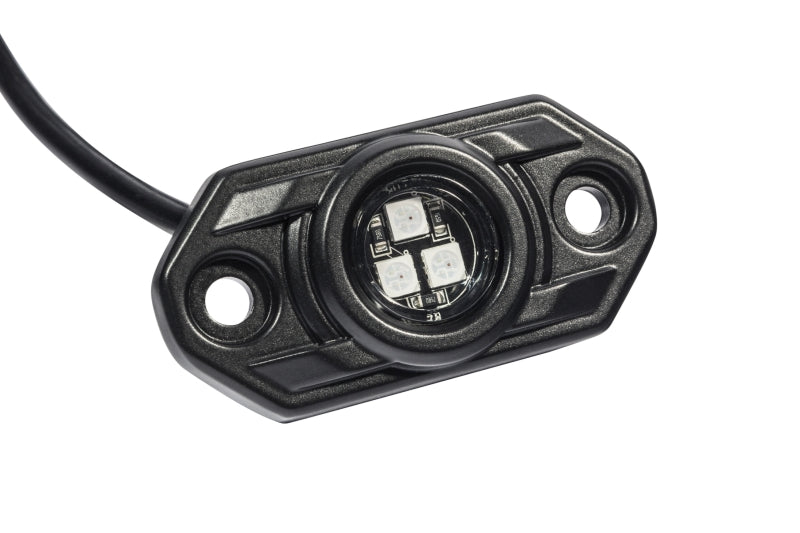 KC HiLiTES C-Series RGB LED Rock Light Kit (Incl. Wiring) - Set of 6 - offroad lighting and electrical