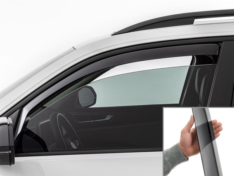WeatherTech 18-24 Volkswagen Atlas Front Side Window Deflectors - Dark Tint Secondary image