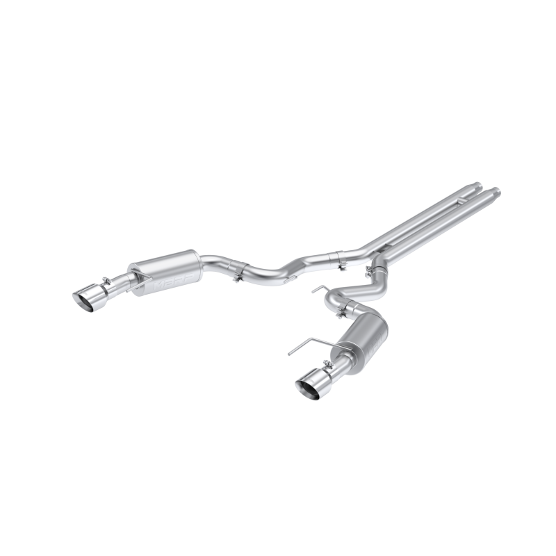 MBRP 2024 Ford Mustang GT S650, 5.0 Aluminized Steel 3in Cat-Back Dual Split Rear (Street) Secondary image