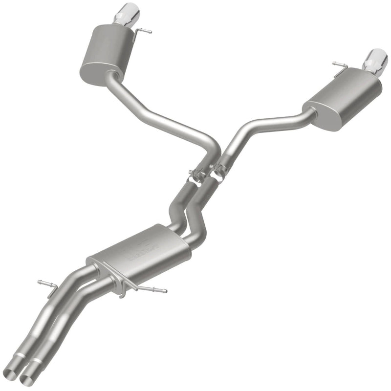 MagnaFlow Sys C/B 12-15 Audi A6 / A7 3.0L V6 SS 2.5in Dual Split Rear Ext 4in Tips exhaust system