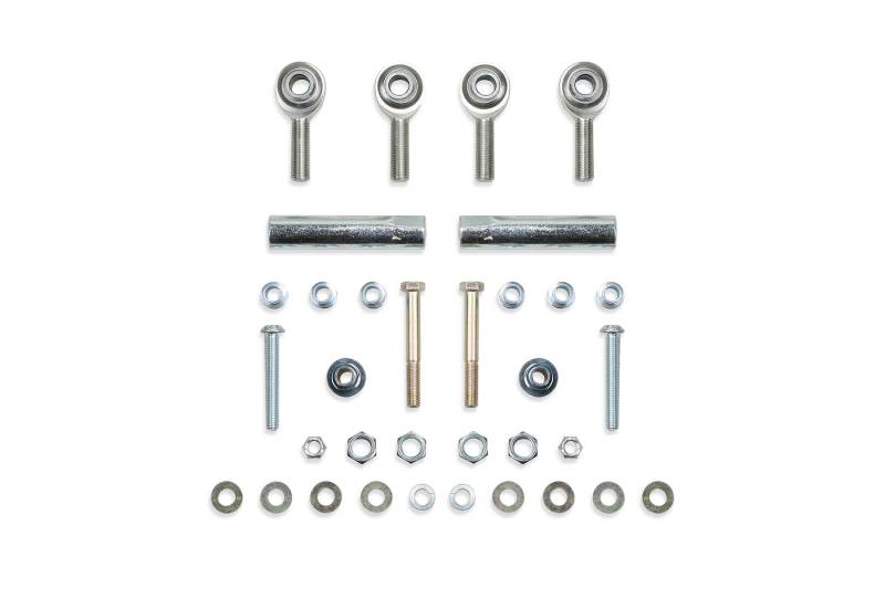 Fabtech 05-13 Toyota Tacoma Front Sway Bar End Link Kit includes high-quality hardware for offroad performance upgrades.