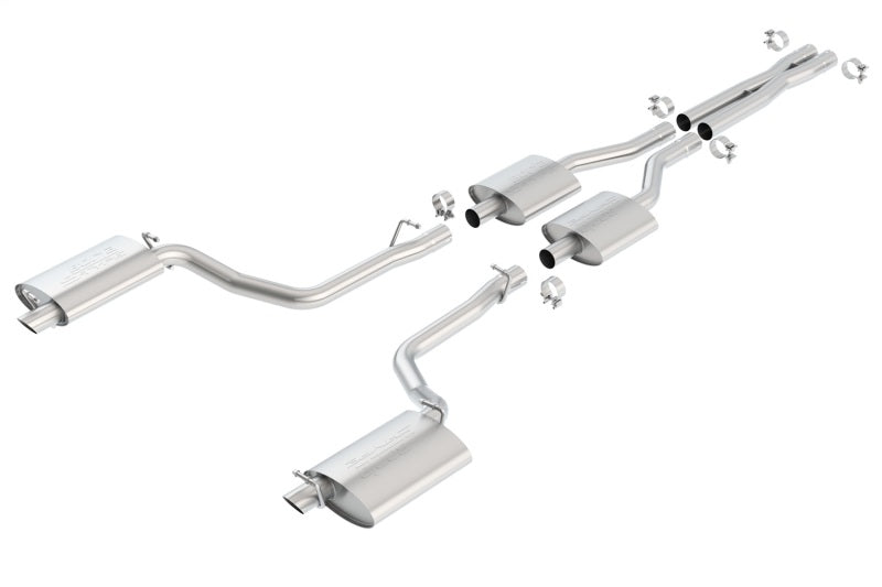 Borla 11-14 Dodge Charger R/T / 11-14 Chrysler 300 C 5.7L V8 AT/MT S-Type SS Catback Exhaust components for performance upgrades.