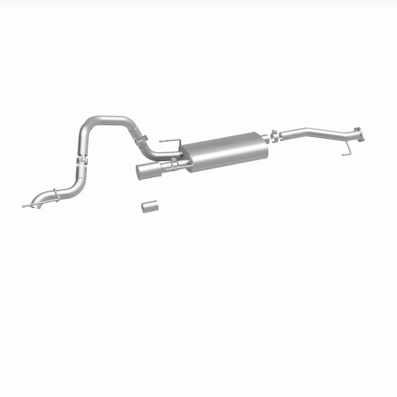 MagnaFlow 03-21 Toyota 4Runner V6 4.0L Overland Series Cat-Back Exhaust system for offroad performance upgrades.
