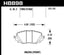 Hawk 17-19 Fiat 124 Spider DTC-30 Front Brake Pads diagram