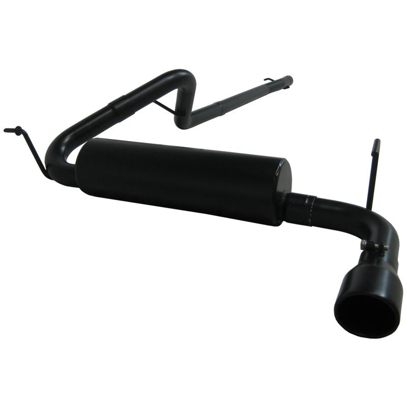 MBRP 15 Ford Mustang GT 5.0 3in Cat Back Dual Split Rear Street Version 4.5in Tips - Black Coated Secondary image