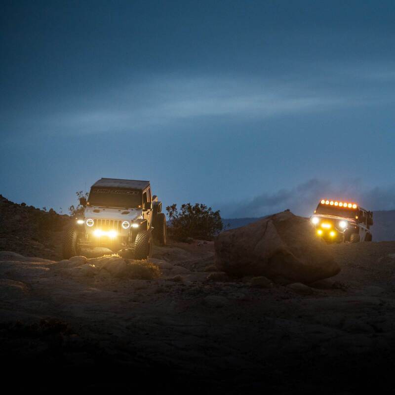 KC HiLiTES FLEX ERA LED 20in. Light Bar - Master Kit on offroad vehicles.