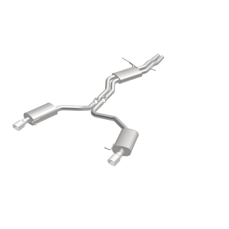 MagnaFlow Sys C/B 12-15 Audi A6 / A7 3.0L V6 SS 2.5in Dual Split Rear Ext 4in Tips performance exhaust system