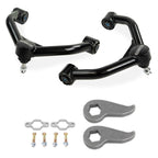 Cognito 20-25 Chevy/GMC Silverado/Sierra 2500/3500 HD 2WD/4WD 3in Standard Leveling Kit control arms and installation parts.