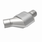MagnaFlow Conv Universal 2.25 Angled Inlet OEM catalytic converter for offroad performance upgrades.
