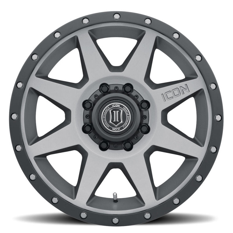 ICON Rebound 20x9 8x6.5in 12mm Offset 5.5in BS Titanium Wheel Secondary image