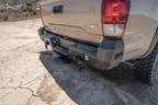 Body Armor 4x4 Backbone Hitch Skid on off-road vehicle rear