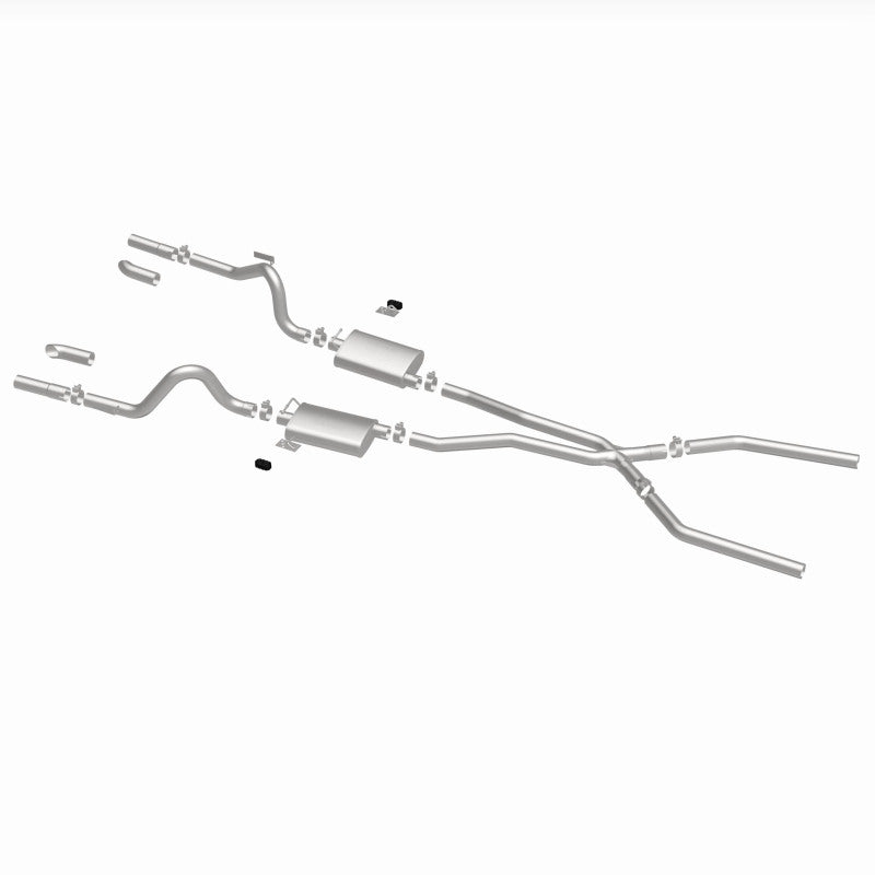 MagnaFlow SYS C/B 67-70 Mustang 2.50inch w/Tru-X exhaust components