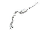 Borla 15-16 Cadillac Escalade ESV/Yukon Denali XL 6.2L V8 AT Split Side Ext SS S-Type CB Exhaust system with chrome tips