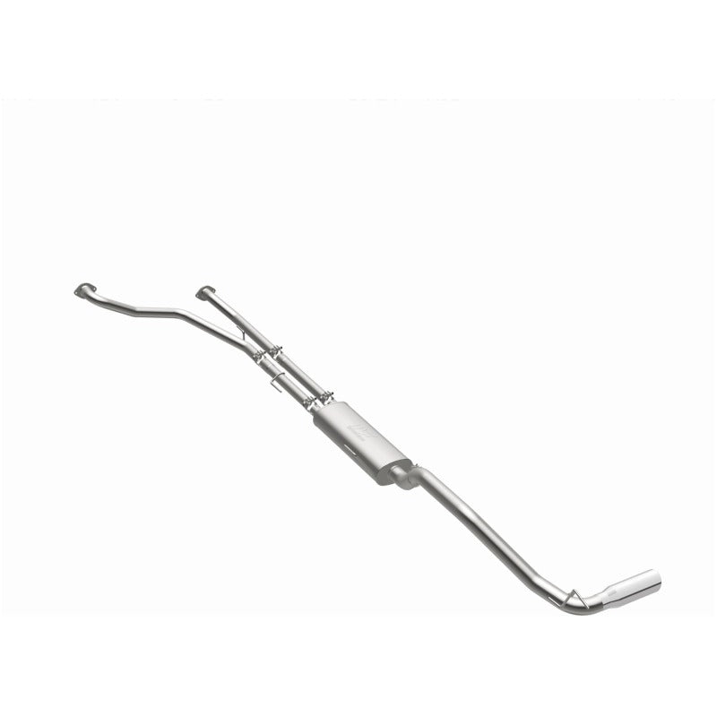 MagnaFlow CatBack 07-15 Nissan Titan V8 LGAS/LFLEX Single MF Polished Stainless Exhaust for performance offroad parts