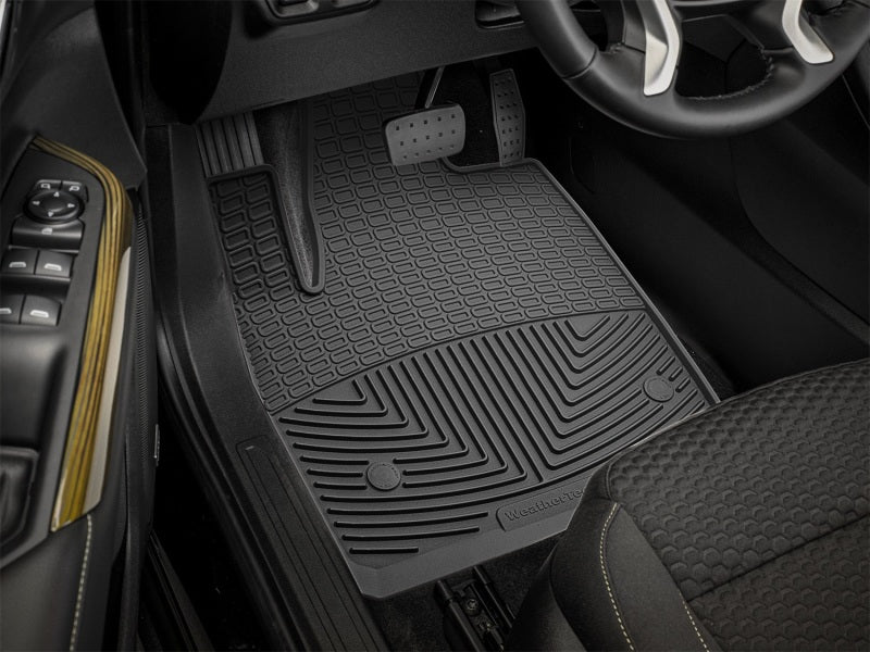 WeatherTech 2017+ GMC Acadia/Acadia Denali Front Rubber Mats - Black Secondary image