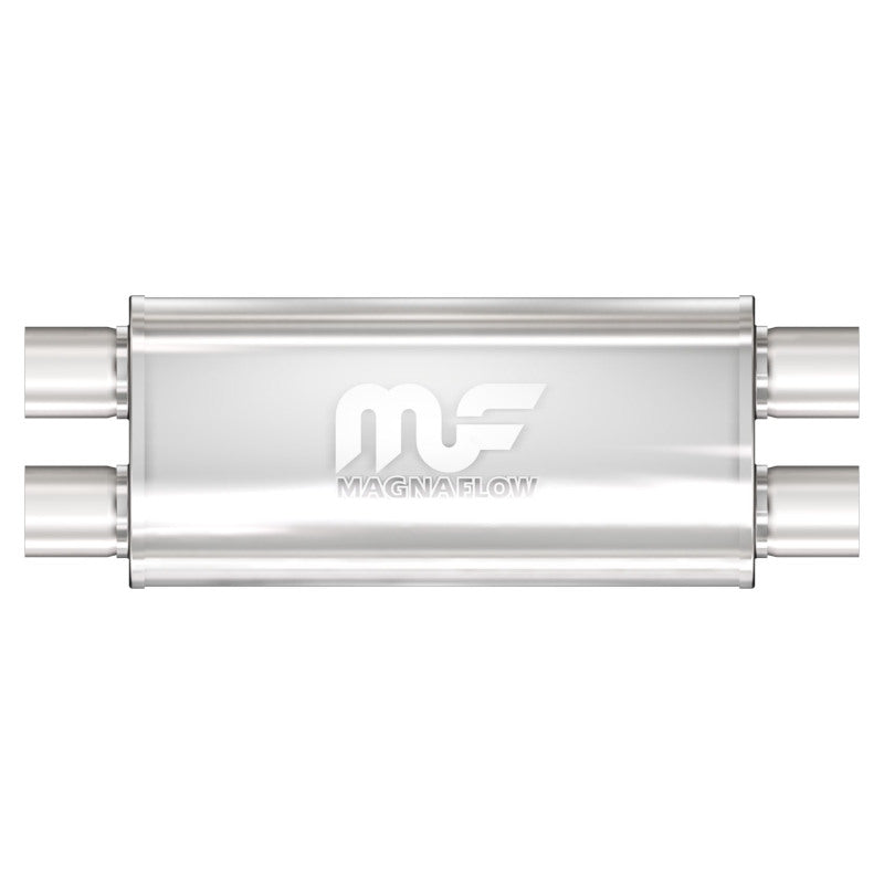MagnaFlow Muffler Mag SS 18X5X8 2.5 D/D for trucks and offroad performance upgrades.