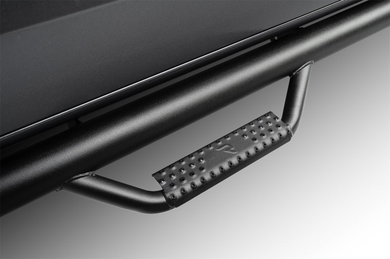 N-Fab Nerf Step 07-17 Toyota Tundra Double Cab - Tex. Black - Cab Length - 3in. close-up view of the step.
