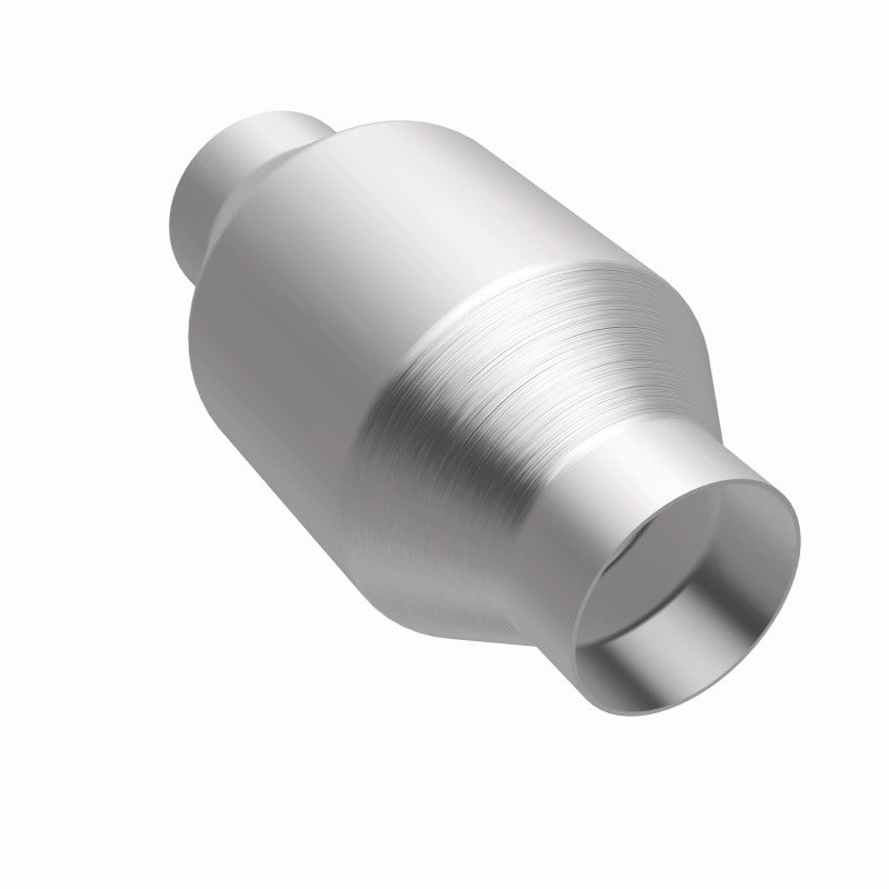 MagnaFlow Conv Univ 2.25in Inlet/Outlet Center/Center Round for offroad parts, performance upgrades, Jeep accessories.