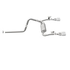 MagnaFlow Sys C/B 98-02 GM F-body Quad tips exhaust system for performance upgrades.