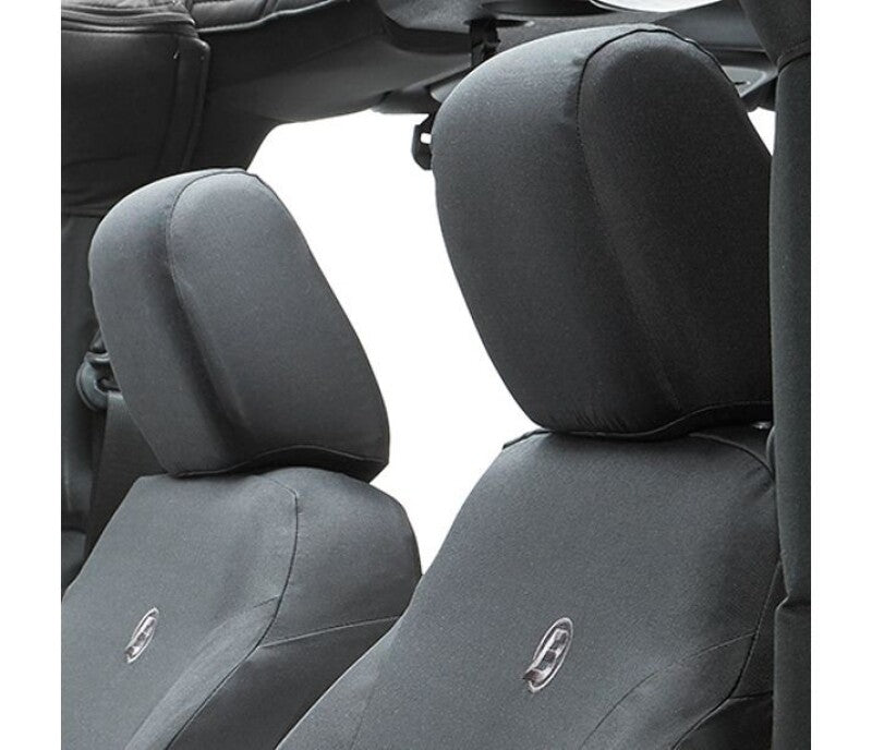 Bestop 07-12 Jeep Wrangler JK Front Seat Covers (Black Diamond) Secondary image