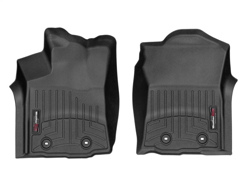 WeatherTech 2018+ Toyota Tacoma Front FloorLiner - Black (Fits Access/Double Cab) for offroad truck accessories online