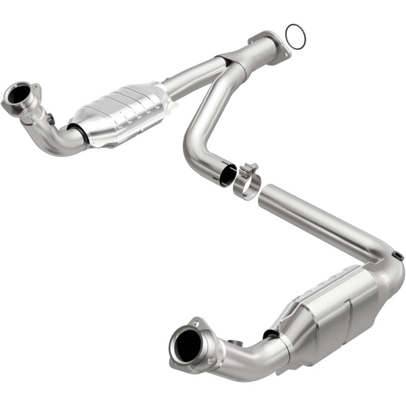 MagnaFlow DF Cat Conv 07-09 Chevrolet/GMC Silverado/Sierra 2500 HD 6.0L Y-Pipe Assy excludes Classic Secondary image