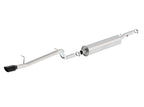 Borla 12-16 Jeep Wrangler V6 4WD Dirt Sport Cat-Back 2.5in Single Square Rolled Angle Cut Rear exhaust system