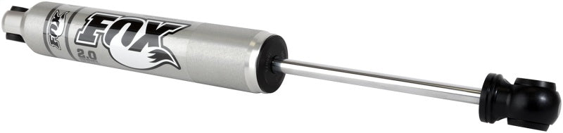 Fox 07-18 Jeep Wrangler JK 2.0 Performance Series 7.14in. Smooth Body IFP Steering Stabilizer (Alum) for offroad performance upgrades.