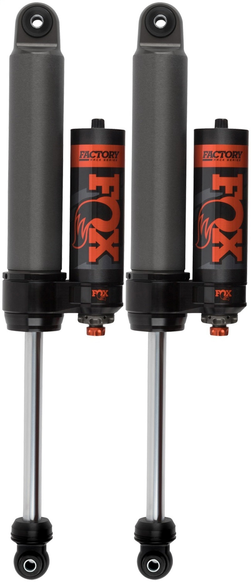 Fox 2019+ Ford Ranger 2.5 Factory Series 0-1.5in Rear Remote Reservoir Shock (Pair) - Adjustable for offroad performance.