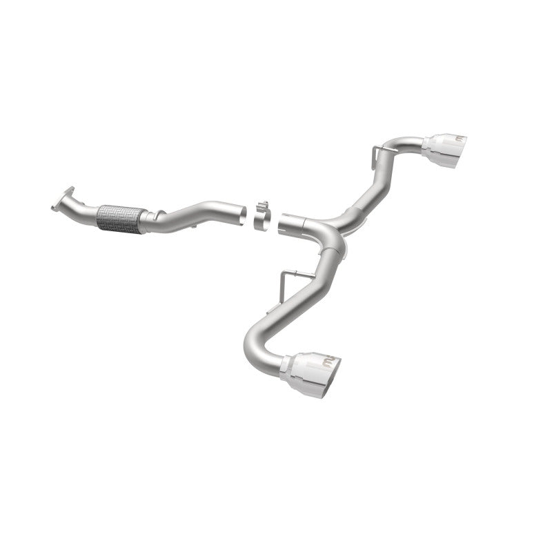 MagnaFlow Cat-Back 2015 Alfa Romeo 4C 1.7L SS 2.5in Dual Split Rear 4.in Tips exhaust system for performance offroad parts.