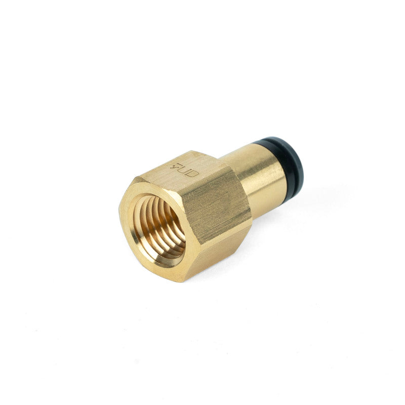 Air Lift Straight Female - 1/4in FNPT X 1/4in PTC for offroad performance upgrades