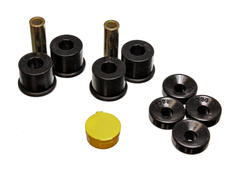 Energy Suspension 99-00 Honda Civic Si Black Front Shock Bushing Set for performance upgrades.