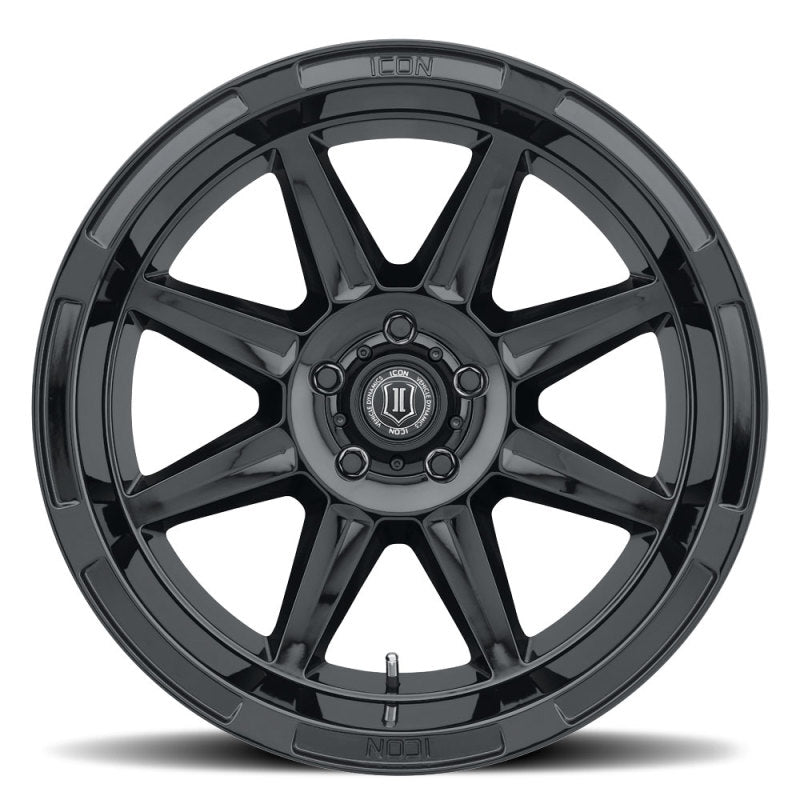 ICON Bandit 20x10 6x5.5 -24mm 4.5in BS 106.10mm Bore Gloss Black Wheel Secondary image