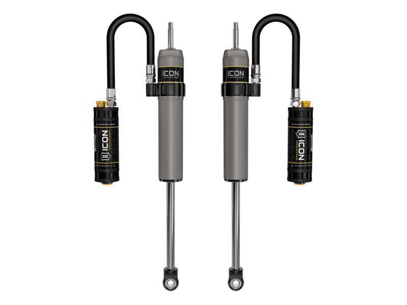 ICON 2024 Toyota Land Cruiser 250/2024 Lexus GX550 2.5 Series Remote Reservoir Shocks w/ CDCV for offroad performance upgrades.