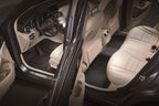 3D MAXpider 2006-2011 Honda Civic Sedan Kagu 1st & 2nd Row Floormat - Black in vehicle interior