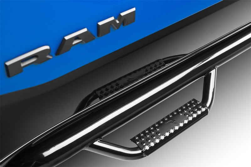N-Fab Nerf Step 15.5-17 Dodge Ram 1500 Crew Cab - Gloss Black - Cab Length - 3in. with rugged design for trucks and SUVs.