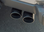 Borla 2020 Jeep Gladiator JT 3.6L V6 AT/MT AWD 2.75-2in ATAK Catback Ceramic Blk Tailpipe & Tips close-up view