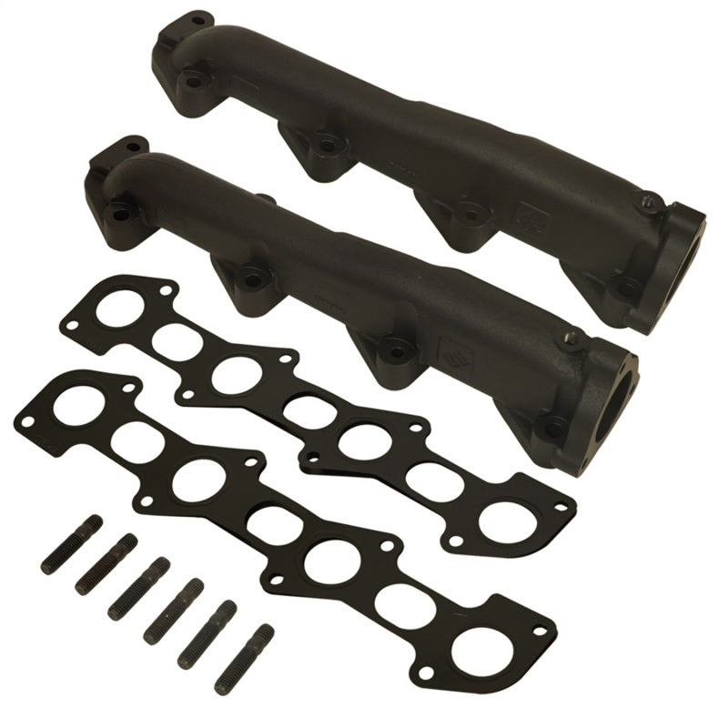 BD Diesel 08-10 Ford F-250/F-350/F-450/F-550 Powerstroke 6.4L Exhaust Manifold Set Secondary image