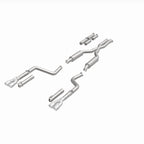 MagnaFlow 2017+ Dodge Challenger 409 SS Polished 3in Quad Tips Cat-Back Exhaust components set